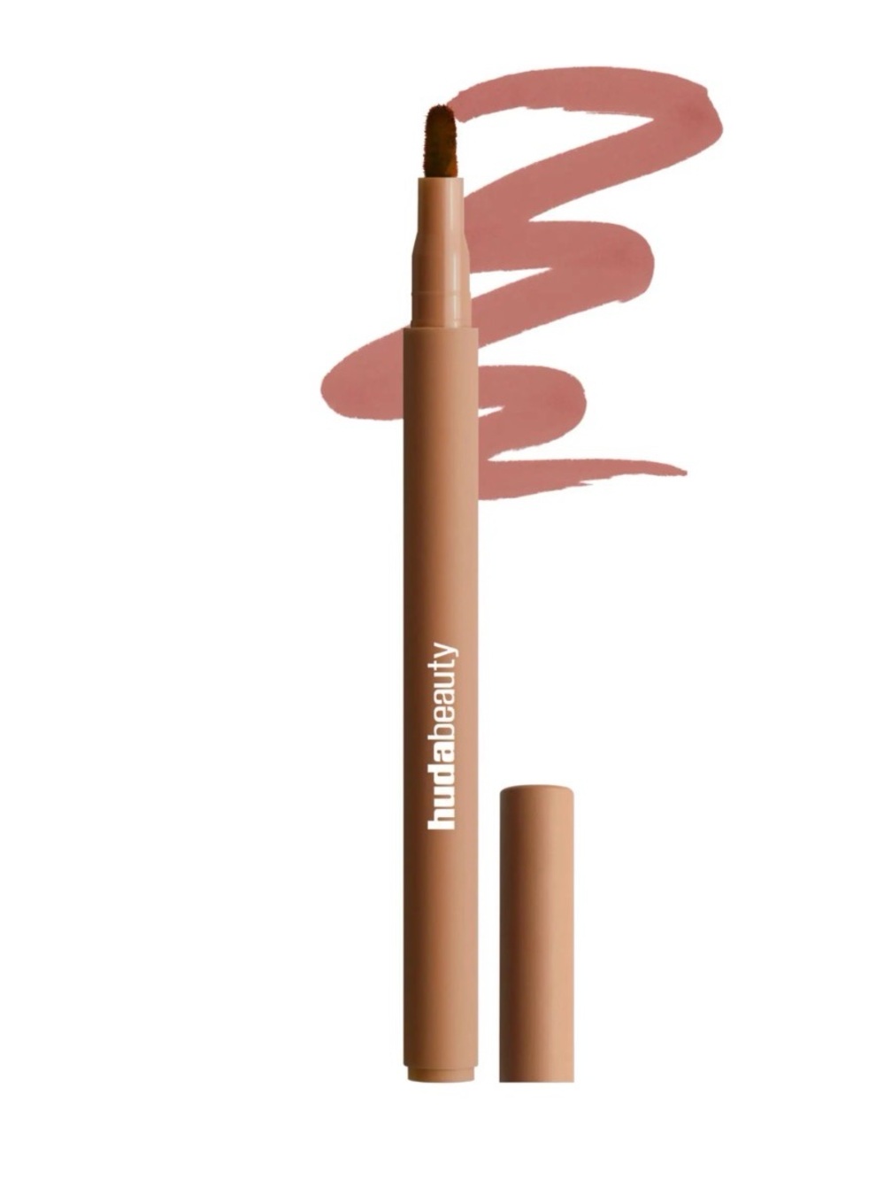 Huda Beauty Lip Contour Lip Stain for 12-Hour Wear | Soft Nude | New Authentic